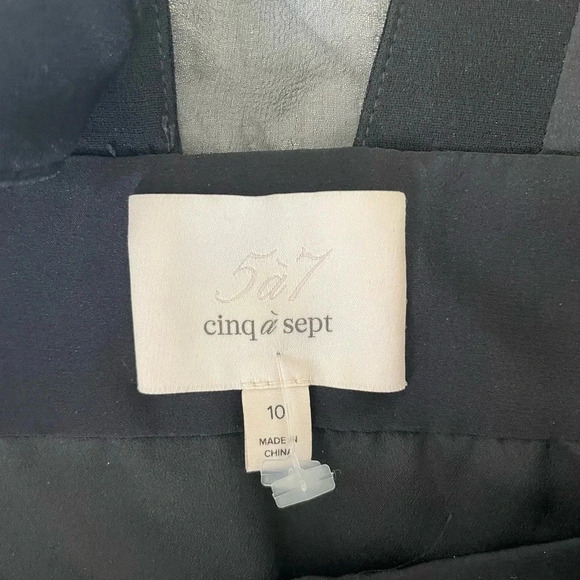 Cinq a sept black studded Carina mini dress - Picture 7 of 11